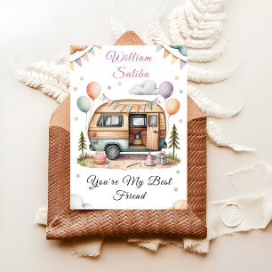 Kleine Camper-Party Karte