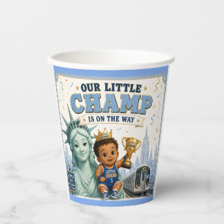 Kleine Champ-Babyparty Basketball Pappbecher