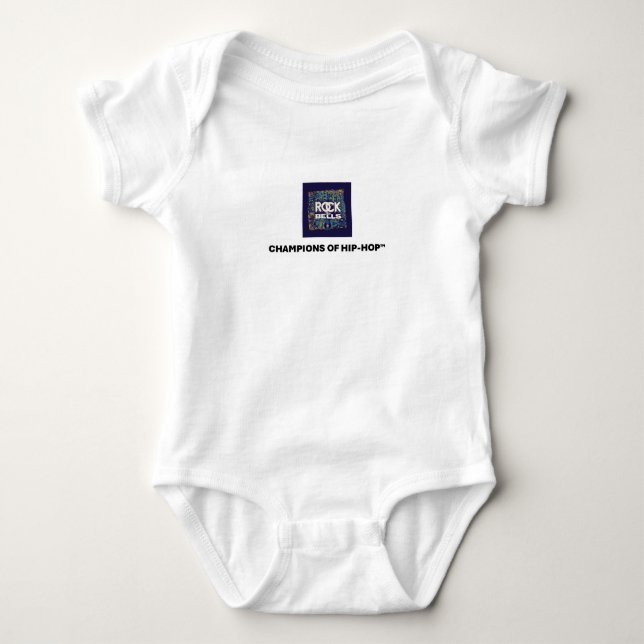 KLEINE CHAMPIONEN DES ANGESAGT-HOP Baby Bodysuit Baby Strampler (Vorderseite)