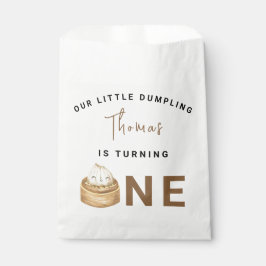 Kleine Chinesische Dumpling erste Geburtstagsparte Geschenktütchen
