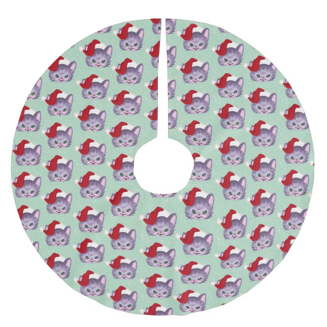 Kleine Chloe Polyester Weihnachtsbaumdecke (Vorderseite)