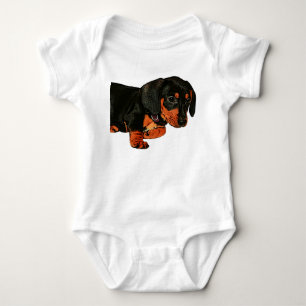 Kleine Dackel Design Baby Bodysuit Strampler
