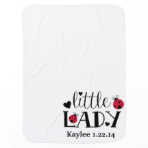 Kleine Dame Customizable Baby Blanket