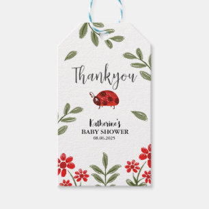 Kleine Damenkäfer ist auf dem Weg Mädchen Dusche Geschenkanhänger