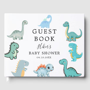 Kleine Dinosaurier Süße Babyparty Gästebuch