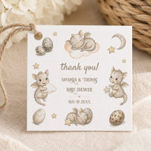 Kleine Drache Magische Babyparty Dankeschön