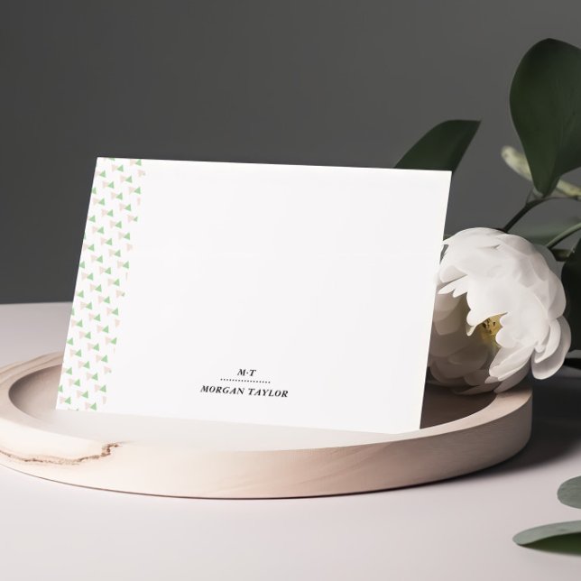 Kleine Dreiecke Personalisierte Mitteilungskarten (Von Creator hochgeladen)