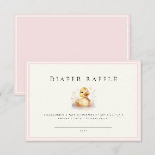 Kleine Duck Duck Baby Duck Windeln Raffel Ticket