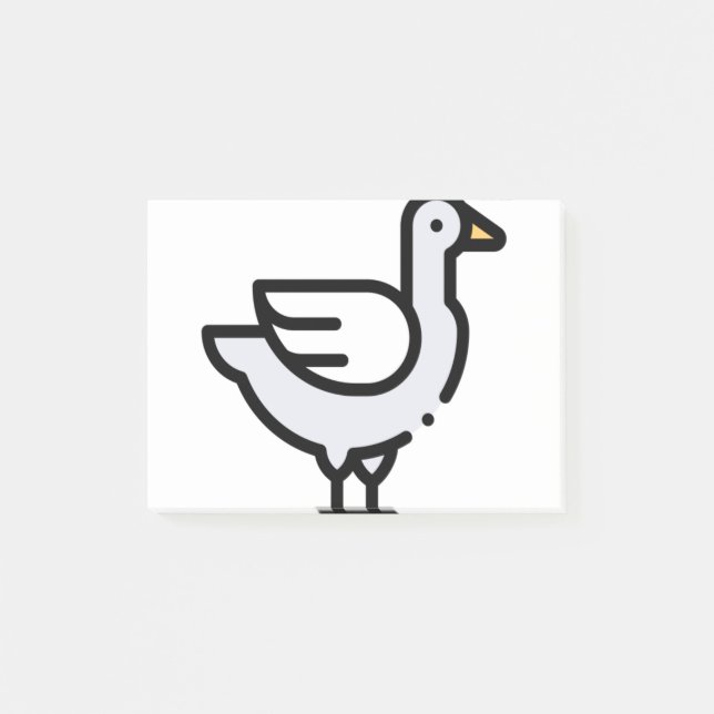 Kleine Duck Post-it Klebezettel (Vorderseite)