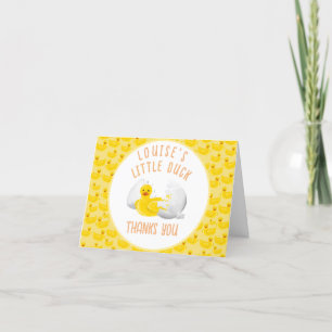 Kleine Duckhack bald Baby Dusche Danke