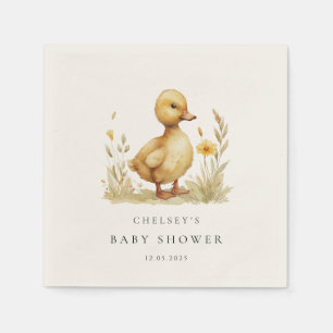 Kleine Duckling Babydusche Serviette