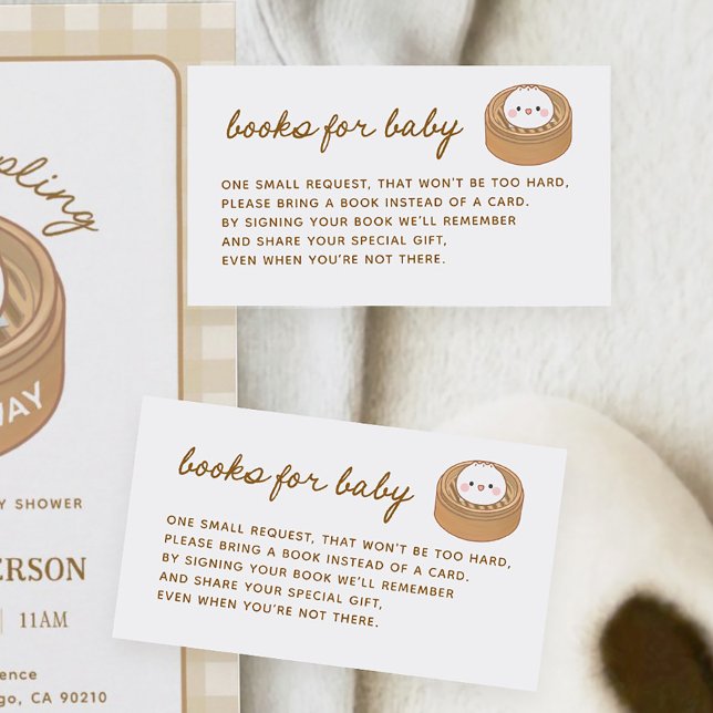Kleine duftende Babyduschbücher für Baby Begleitkarte (Von Creator hochgeladen)