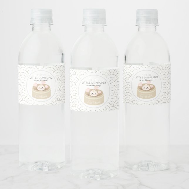 Kleine duftende weiße Babydusche (Flaschen)