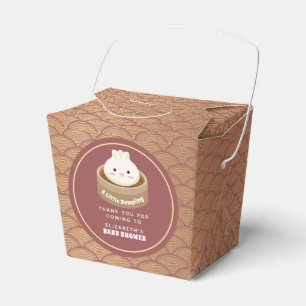 Kleine Dumpling-Baby-Party Geschenkschachtel