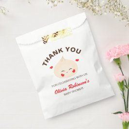 Kleine Dumpling Dim Sum Baby Dusche Geschenktütchen