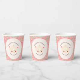 Kleine Dumpling Dim Sum Baby Dusche Pappbecher