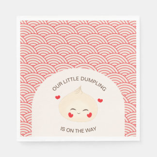 Kleine Dumpling Dim Sum Baby Dusche Serviette