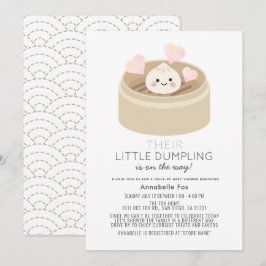 Kleine Dumpling Drive-by Baby-Dusche Einladung