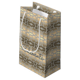 Kleine elegante Papiergeschenktasche Geschenktüte