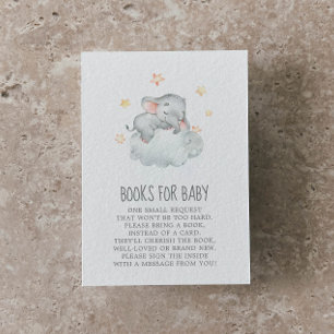 Kleine Elephant Girl Baby Duschbücher für Baby Begleitkarte