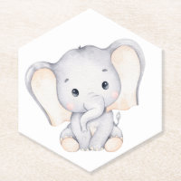 Kleine Elephant Watercolor Babydusche