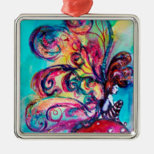 KLEINE ELF DER MUSHROOMFANTASIE SILBERNES ORNAMENT