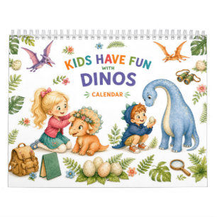Kleine Entdecker & Süße Dinosaurier – Kinderzimmer Kalender