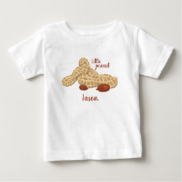 Kleine Erdnuss mit Namen Baby T-shirt