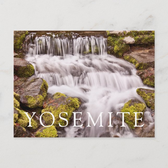 Kleine Fälle in Yosemite Postkarte (Vorderseite)