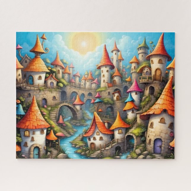 kleine Fantasy-Märchenstadt (Horizontal)