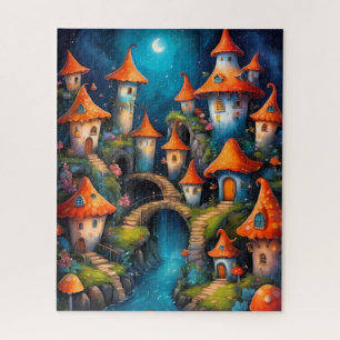 kleine Fantasy-Märchenstadt