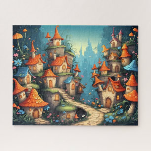 kleine Fantasy-Märchenstadt