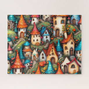 kleine Fantasy-Märchenstadt