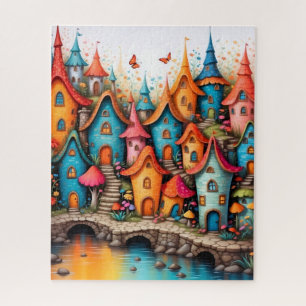 kleine Fantasy-Märchenstadt