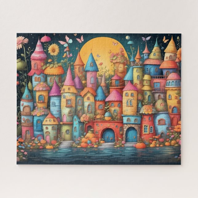 kleine Fantasy-Märchenstadt (Horizontal)