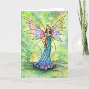 Kleine Farn Feen Fantasy Kunst von Molly Harrison Karte