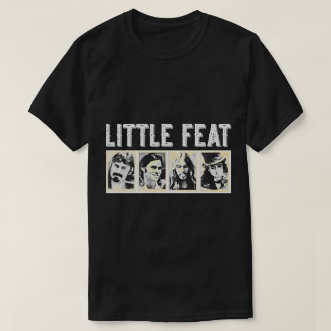 Kleine Feat Lowell George gründete sich dann auf T-Shirt (Design vorne)