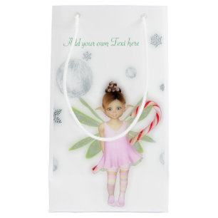 Kleine feenhafte Weihnachtsgeschenktasche Geschenktüte