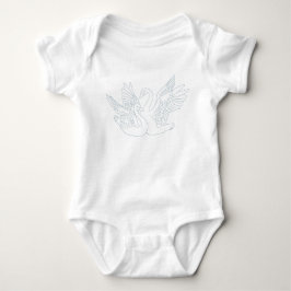 Kleine Flügel der Liebe Baby Strampler
