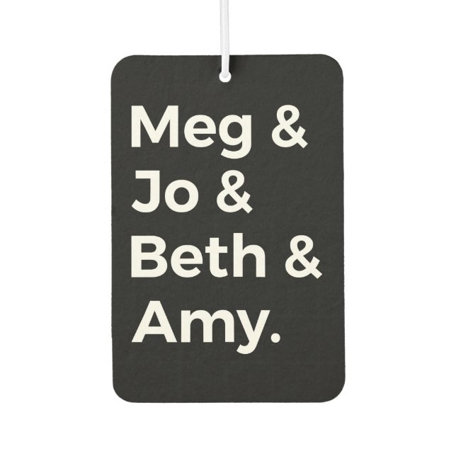 Kleine Frauen Autolufterfrischer (Vorderseite)