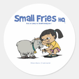 Kleine Fries - Junebug-Sticker-Runde Runder Aufkleber