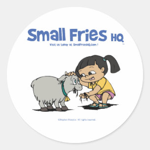 Kleine Fries - Junebug-Sticker-Runde Runder Aufkleber