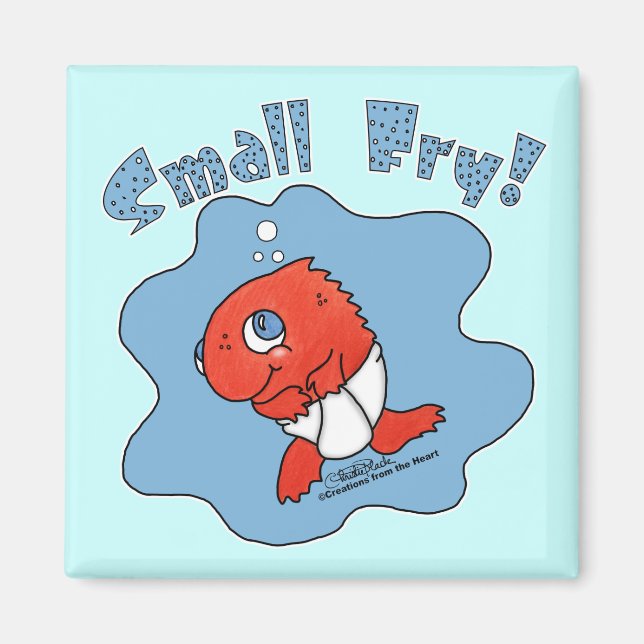 Kleine Fritte Magnet (Vorne)