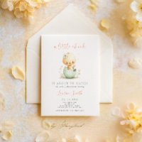 Kleine Frühlings-Babyparty mit Küken