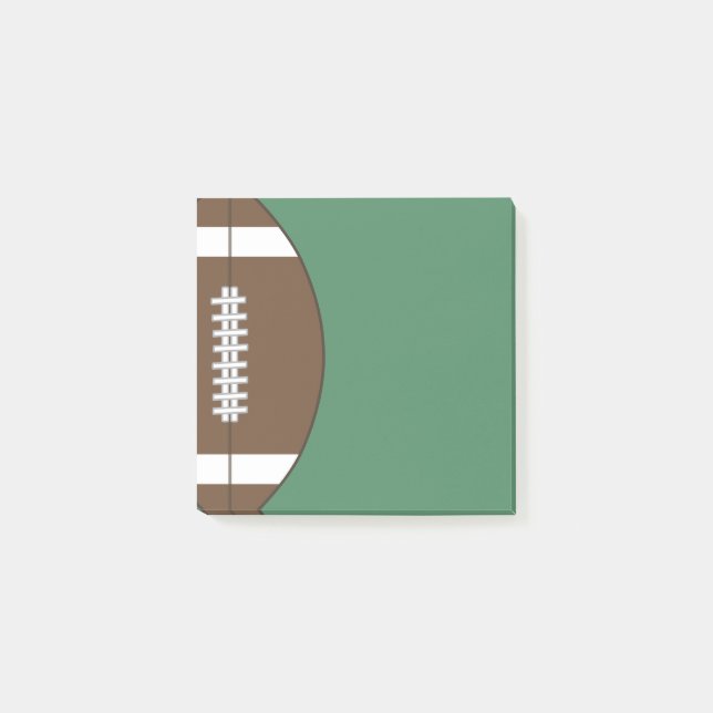 Kleine Fußball-Notepad-Geschenke Post-it Klebezettel (Vorderseite)