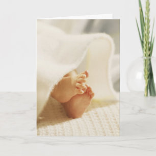 Kleine Füße des Babys Karte