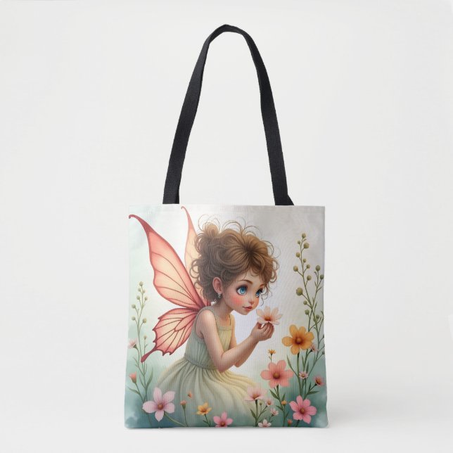 Kleine Gartenfee-Tragetasche Tasche (Vorderseite)