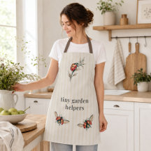 Kleine Gartenhelfer Marienkäfer-Schürze