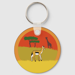 Kleine Gazelle Schlüsselanhänger