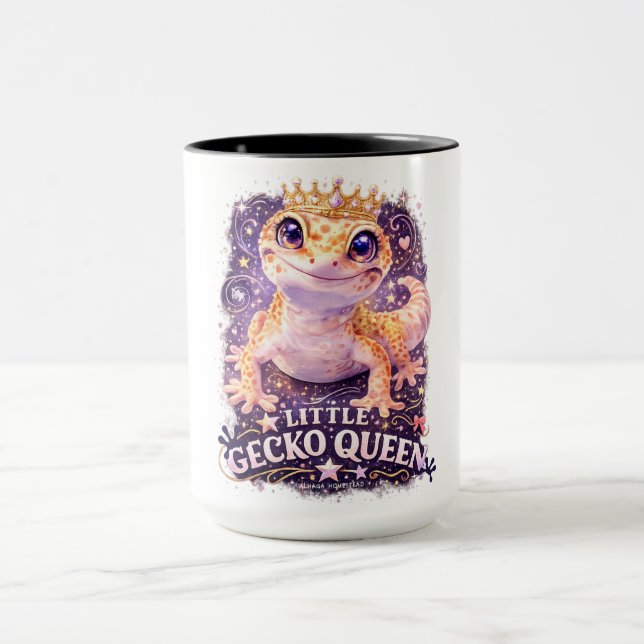 KLEINE GECKO-KÖNIGIN. TASSE (Zentrum)